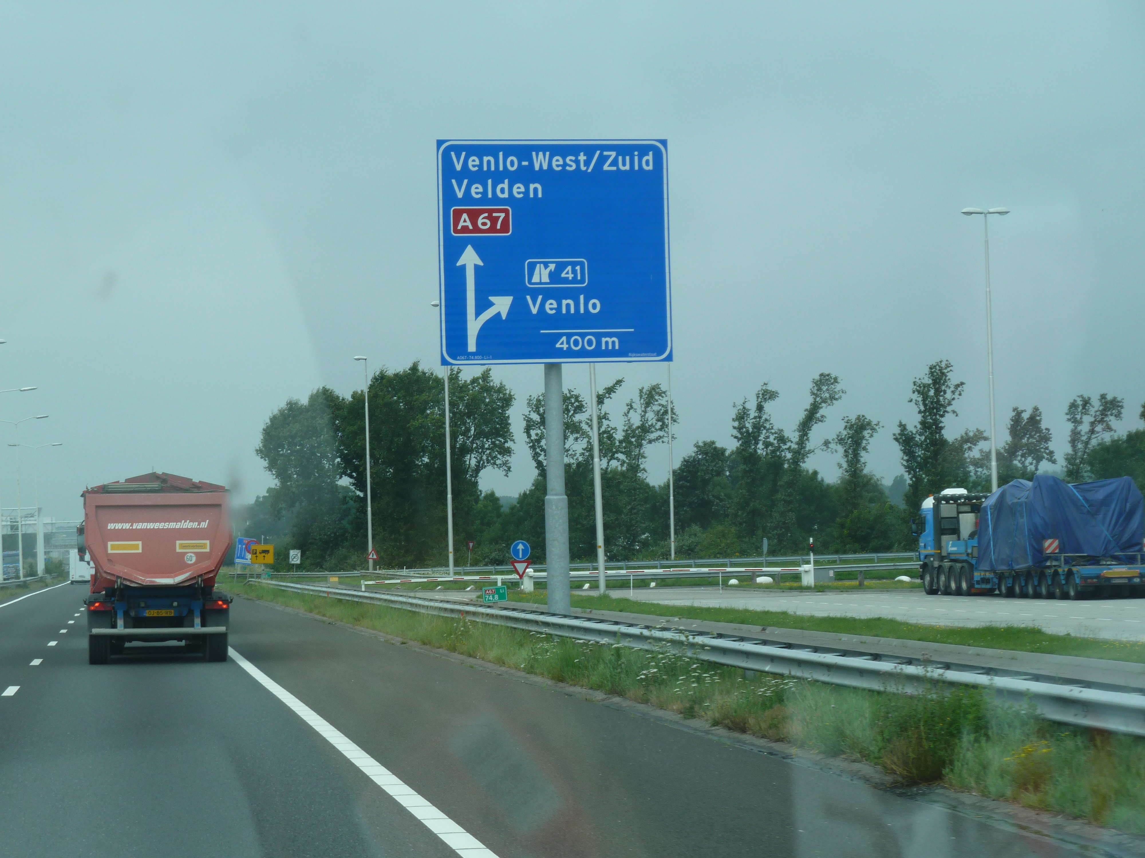 Into the Netherlands