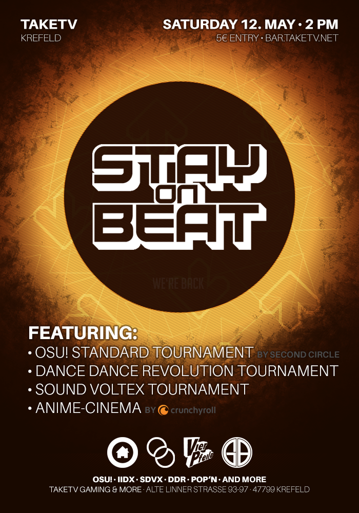 Stay On Beat returns to Germany on the 12th of May! – BeNeLux